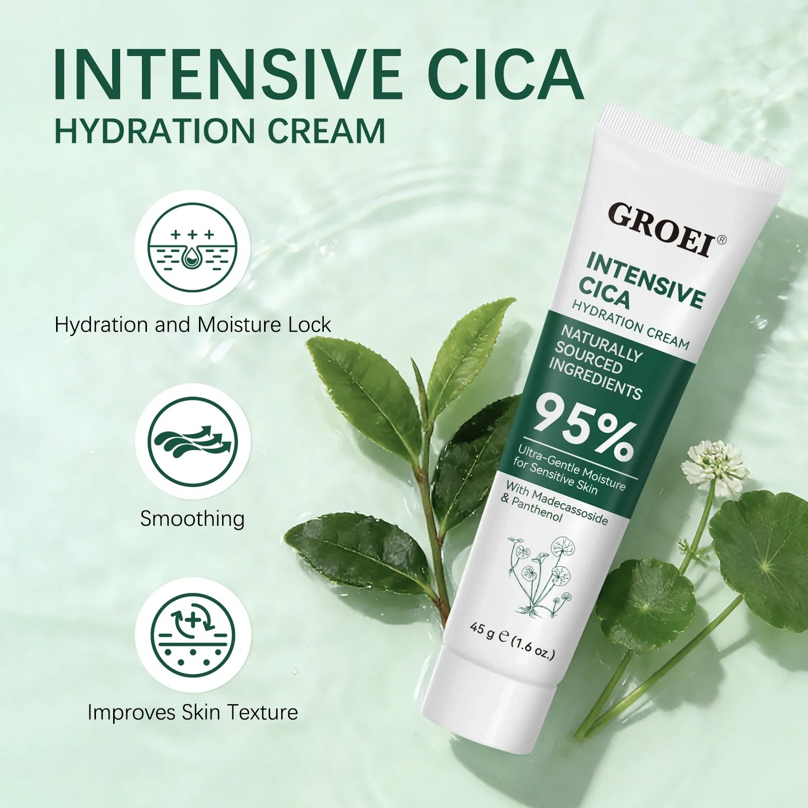 Skincare Glowing - GROEI Snow Grass Moisturizing Cream 45g