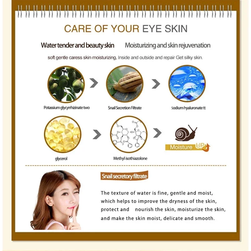 Skincare Set Snail Collagen Cr - Caffeine Eye Serum recension och pris