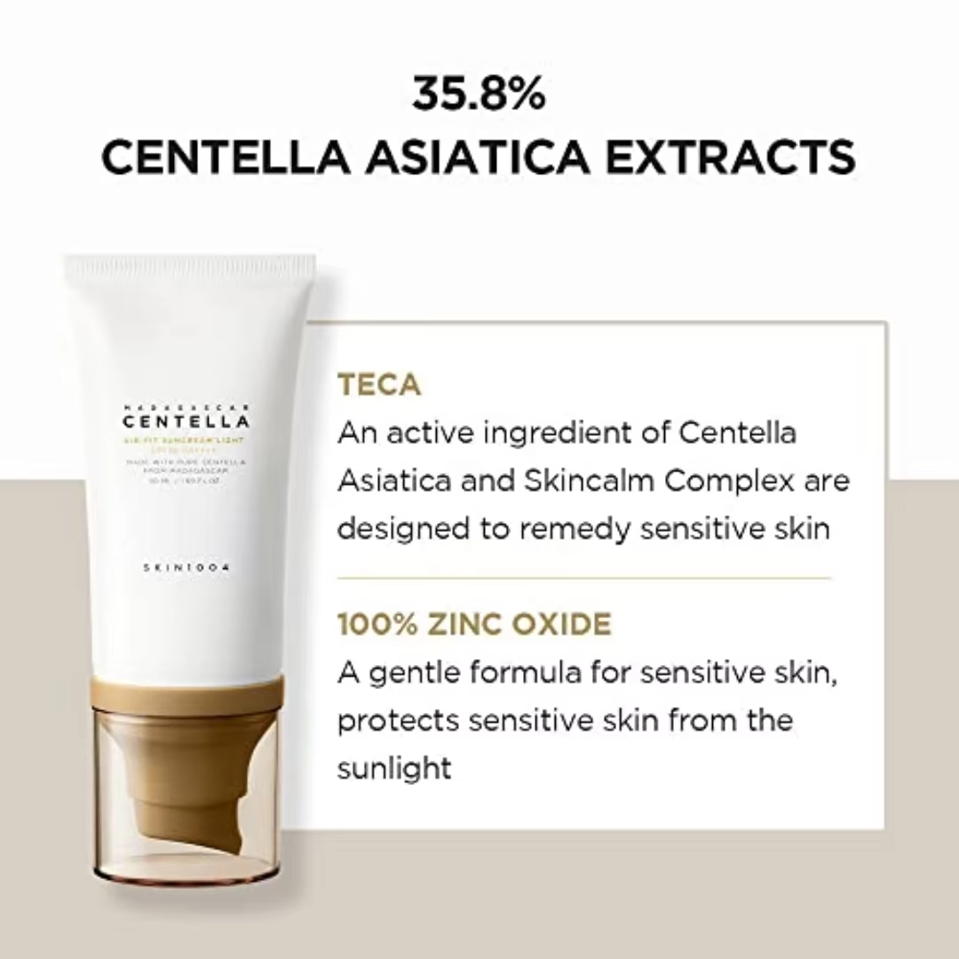 SKIN1004 Centella Sunscreen 8  - Skincare Centella recension och pris