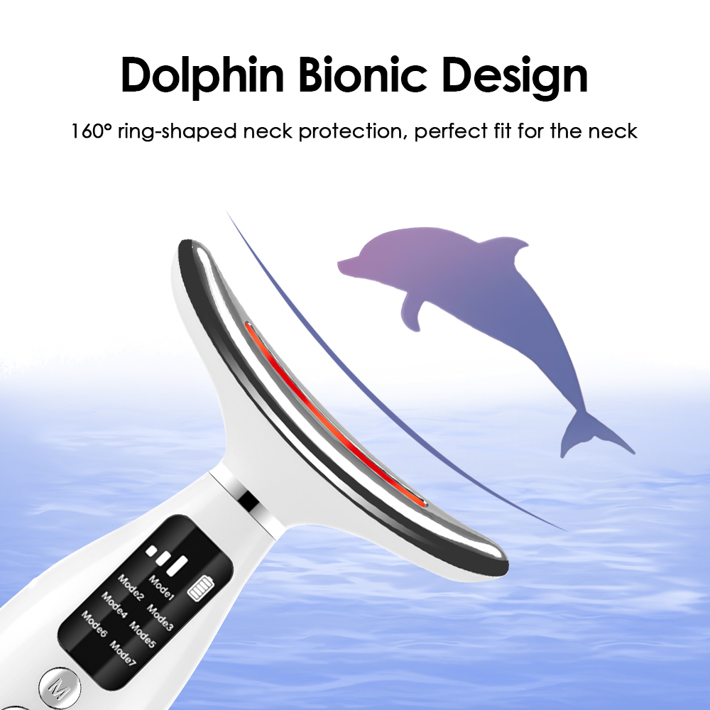 7 Colors LED Lights Face Neck  - Skincare Glowing recension och pris