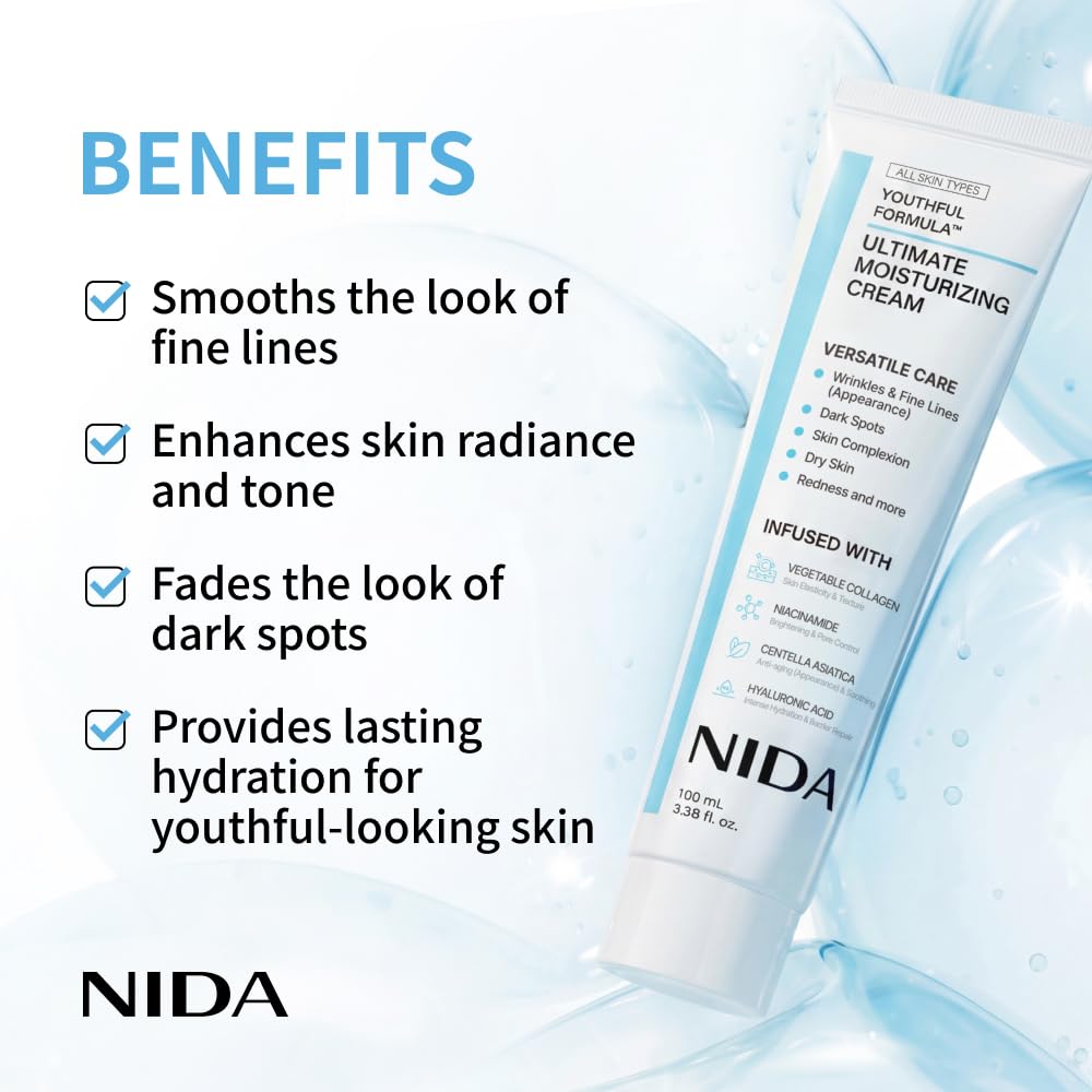 NIDA Moisturizing Cream+Sunscr - Skincare Centella recension och pris