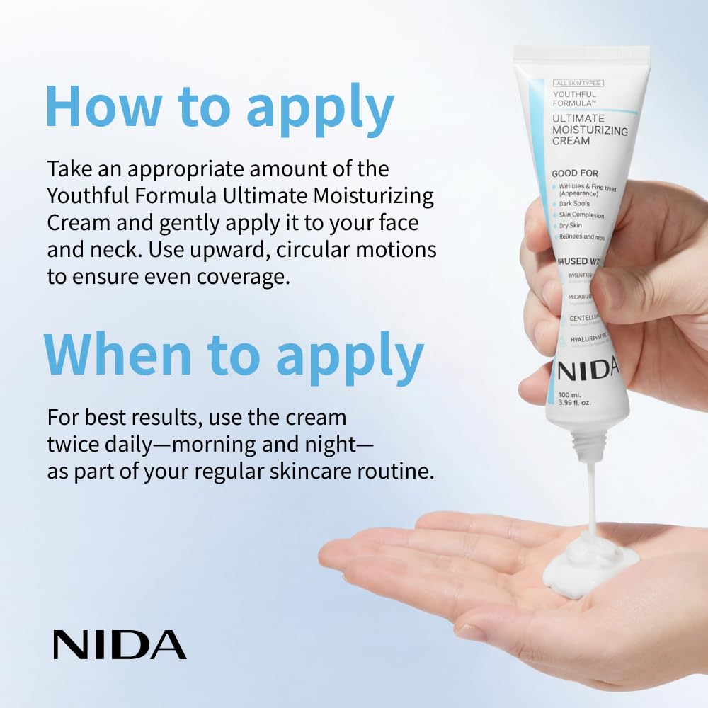 NIDA Moisturizing Cream+Sunscr - Skincare Centella recension och pris